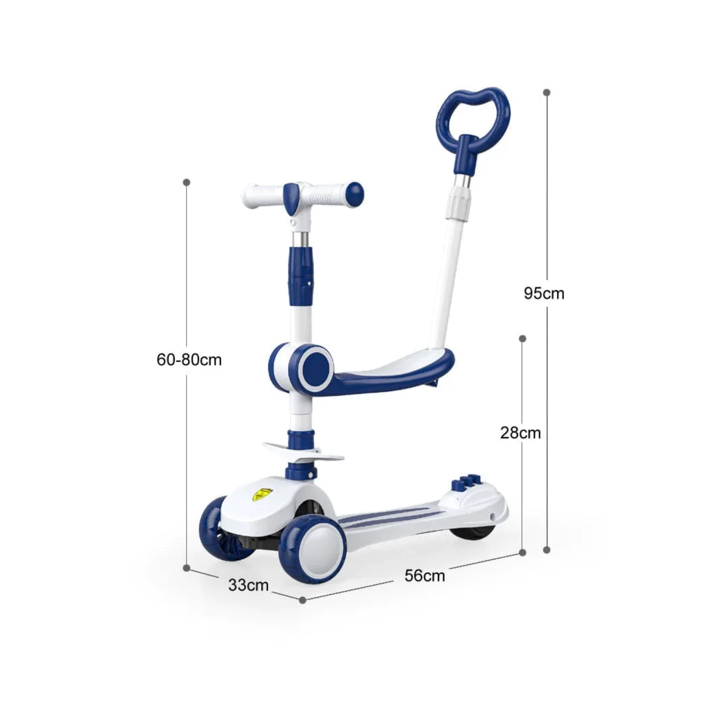 SCOOTER KIDS 6 EN 1 MUSICAL Y LED