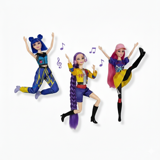 MUÑECAS K-POP DEMON HUNTERS MUSICALES Y ARTICULABLES