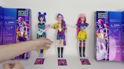 MUÑECAS K-POP DEMON HUNTERS MUSICALES Y ARTICULABLES